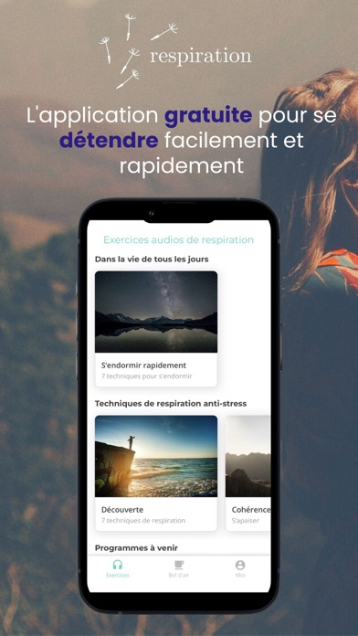 Respiration l'App Anti-Stress Screenshot