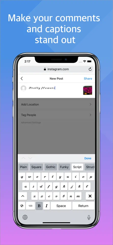 Awesome Fonts Keyboard