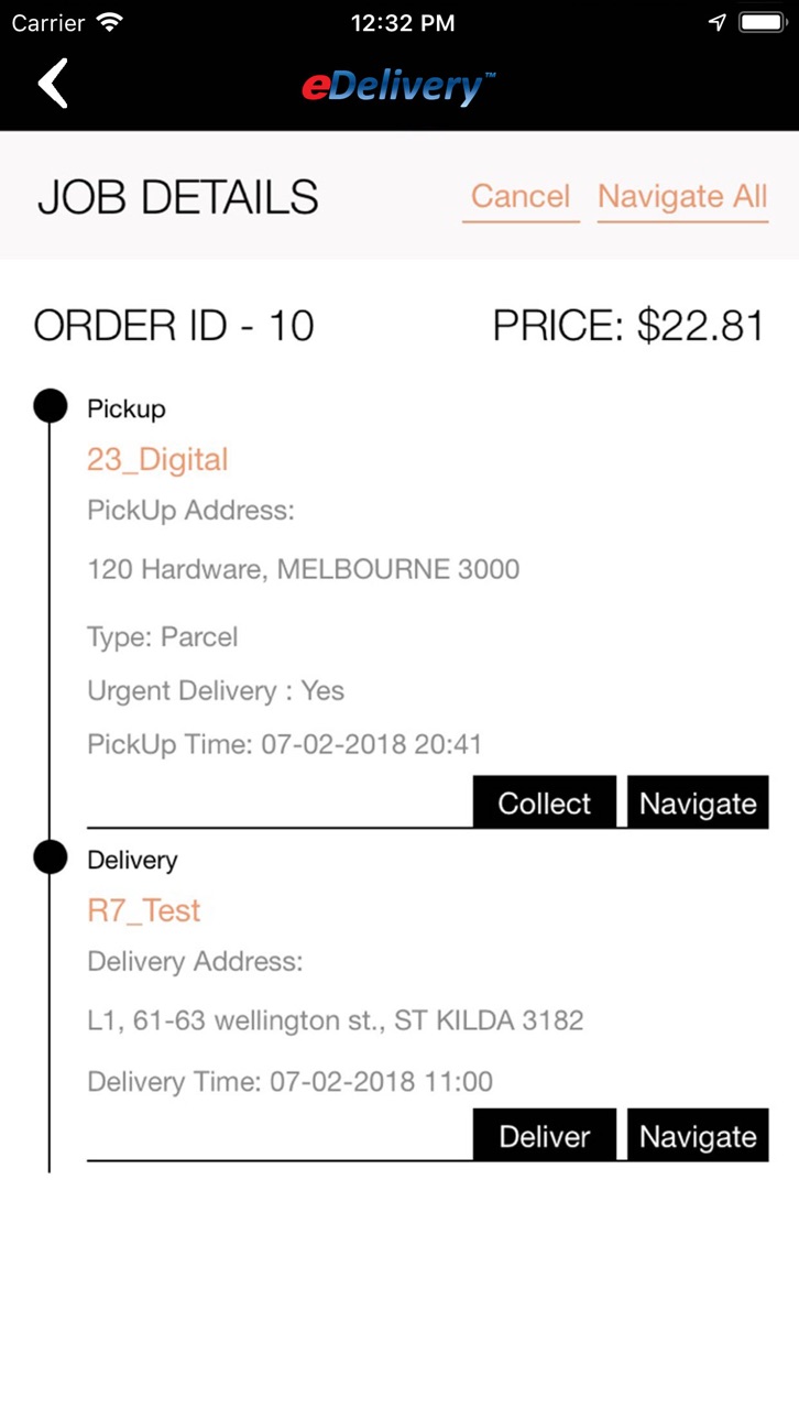 iPhone screenshot