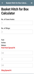 Lift-All Sling Calculator screenshot #1 for iPhone