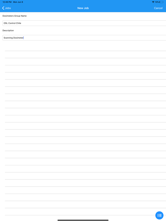 Screenshot #4 pour OSL Scan Dosimeters