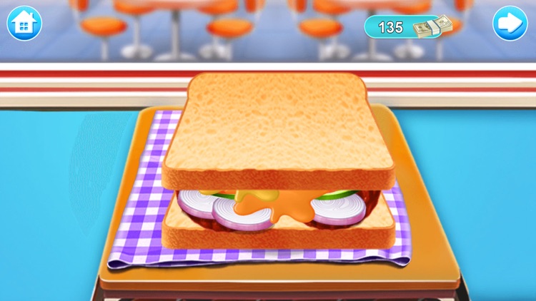Sandwich & Fries Maker Game screenshot-3
