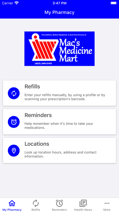 Screenshot #1 pour Mac's Medicine Mart