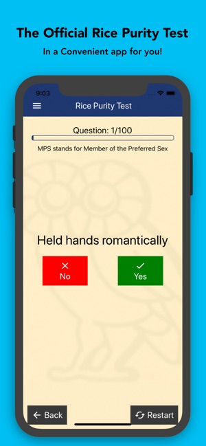 Rice Purity Test(圖1)-速報App