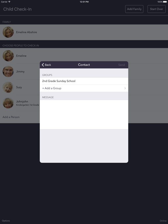 Screenshot #6 pour FellowshipOne Go Check-in App