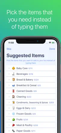 Grocery List ◎のスクリーンショット（3/5）