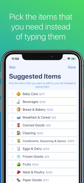 Grocery List ◎: Screenshot 3 von 5