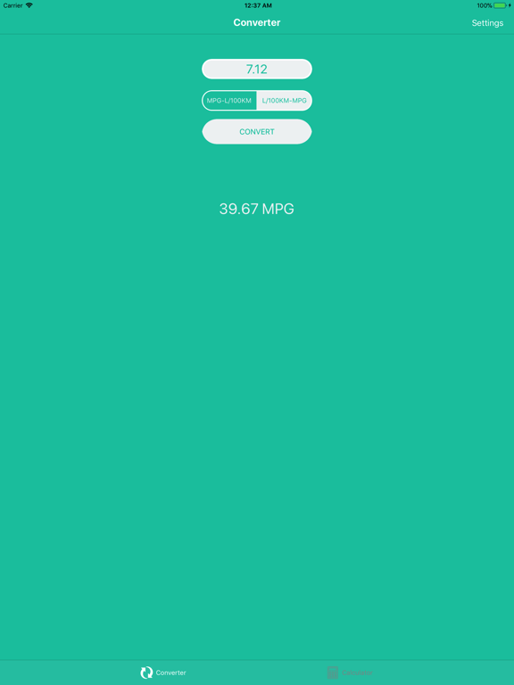 Screenshot #6 pour Fuel Calculator: MPG Converter
