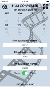 Cine Calculator screenshot