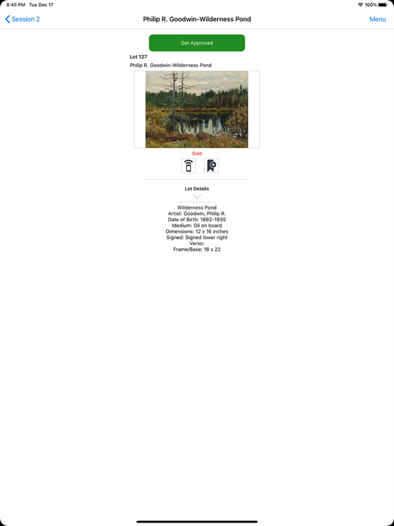 Screenshot #6 pour Scottsdale Art Auctions