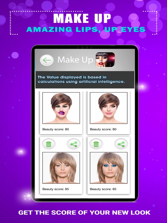 MakeUp - Amazing Lips, Up Eyes iPad screenshot 4 - Lifestyle app