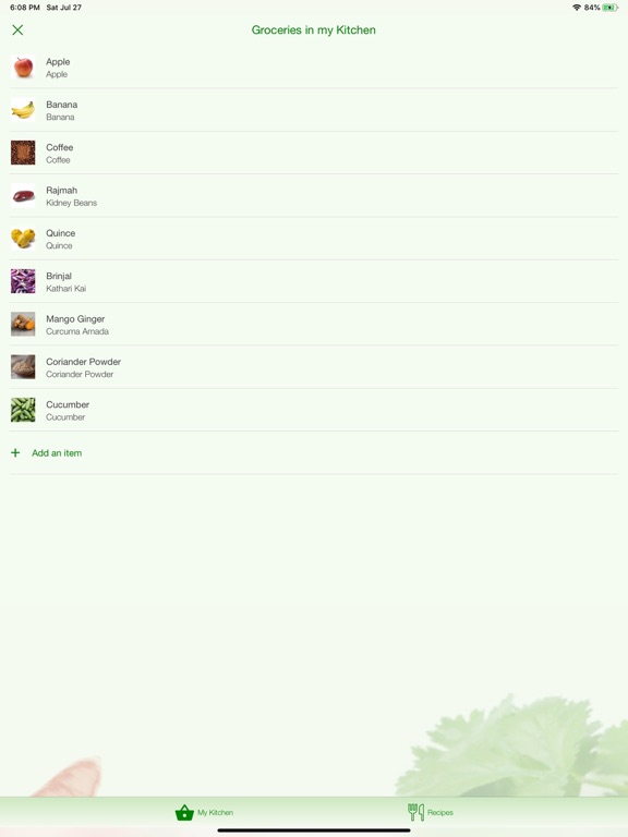 Swaadish - Groceries & Recipes iPad screenshot 7 - Utilities app