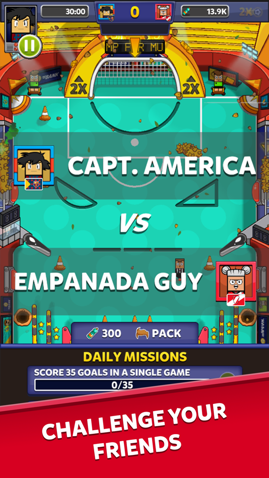 #5. Pinball Soccer World (iOS) Bởi: FarSight Studios