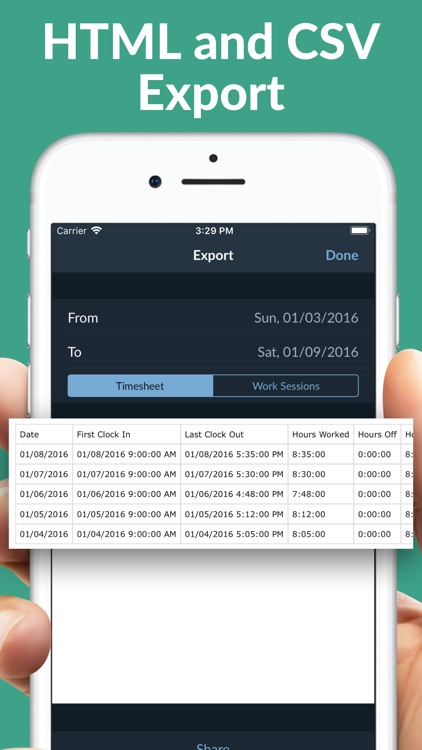 Flexishift Work Clock screenshot-4