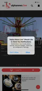 Alpha News Live screenshot #1 for iPhone