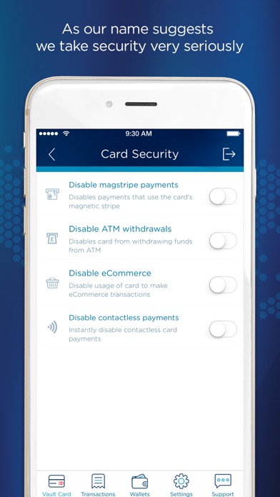 Vault – Borderless Banking Screenshot