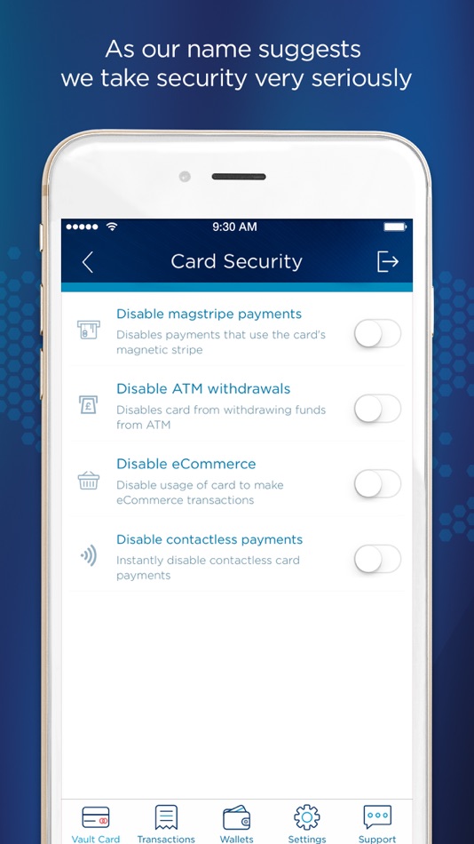 #5. Vault – Borderless Banking (iOS) 由: DEVERE GROUP LIMITED