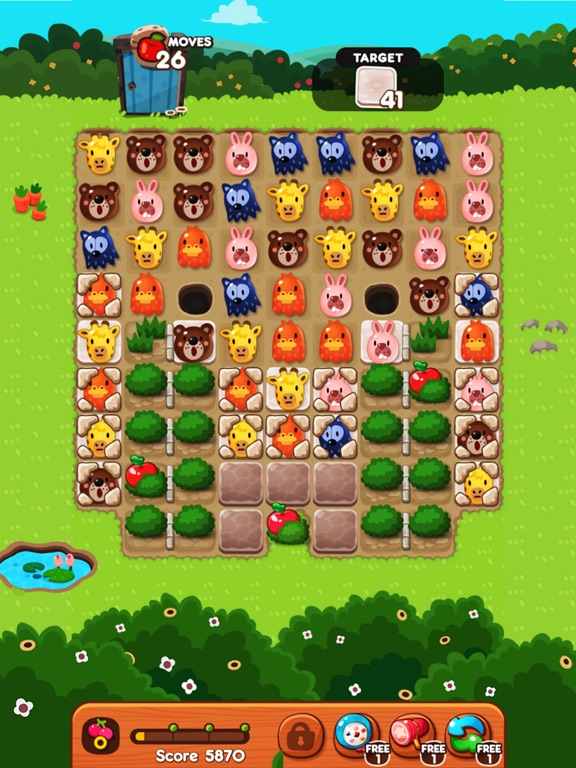 Pokopoko: Match 3 Puzzle Games iPad screenshot 6 - Games app