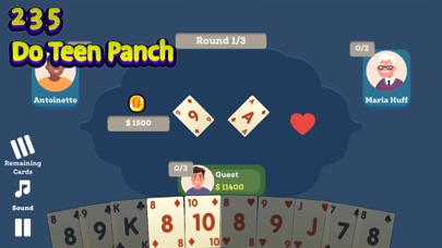 Do Teen Panch - 235 Card Game Screenshot