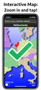 PP's Europe Geography Quiz Edu screenshot #4 for iPhone