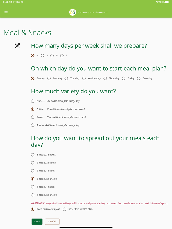 Balance on Demand iPad screenshot 9 - Health & Fitness app