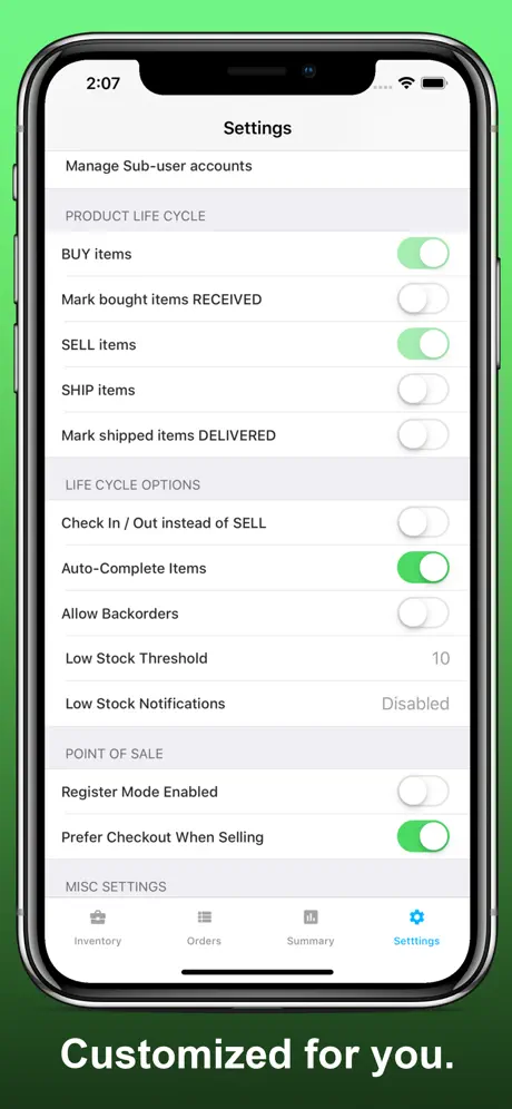 Inventory Now: product tracker