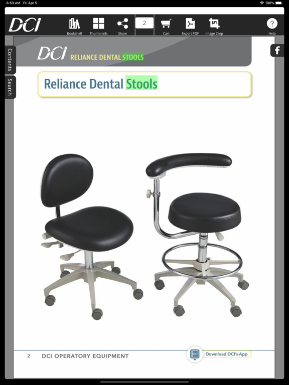 DCI Dental iPad screenshot 4 - Shopping app