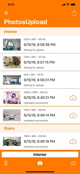 Game screenshot PhotosUpload - FTP uploader apk