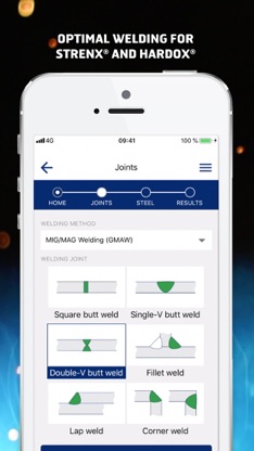 SSAB WeldCalc screenshot 1