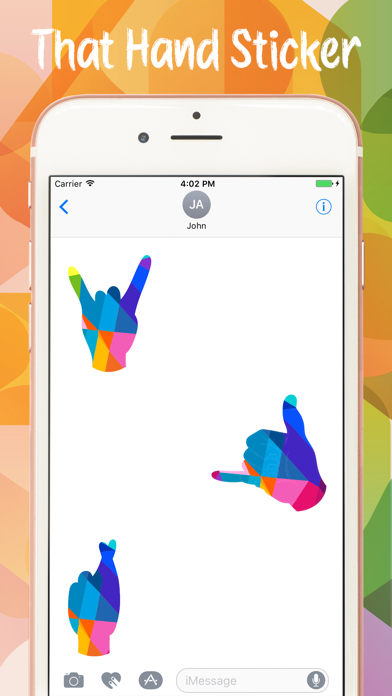 How to cancel & delete Just Hand Stickers from iphone & ipad 2