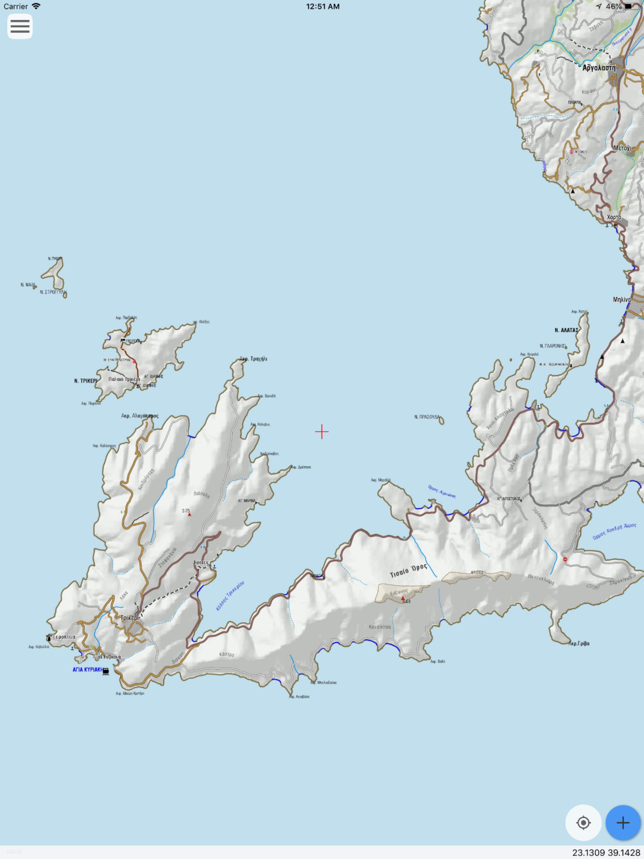 Toponavigator Greece topo maps screenshot 7