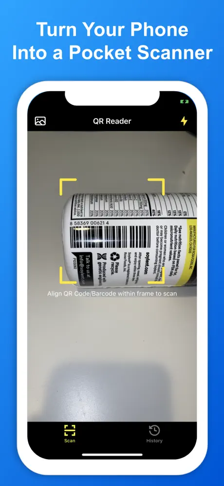 SkyBlueScan: QR Code Scanner
