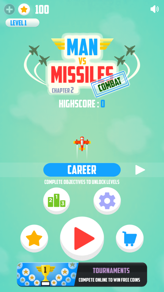 #1. Man Vs. Missiles: Combat (iOS) 由: Spiel Studios