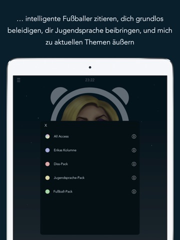 Erika - Sprechender Wecker iPad screenshot