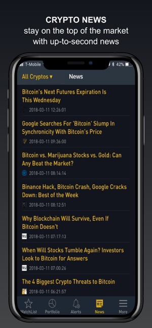 Crypto Tracker by BitScreener