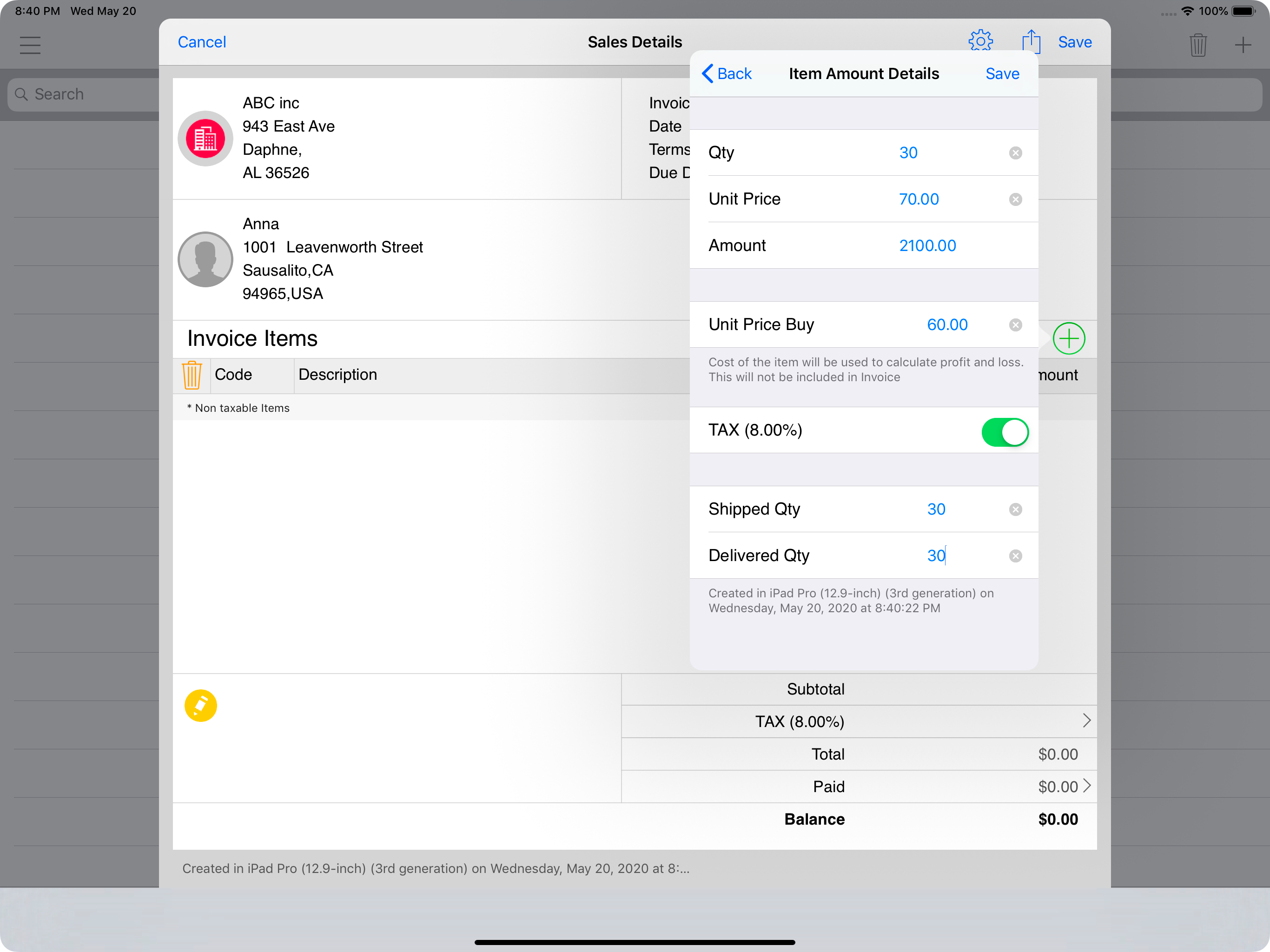 Retail Store Manager: Invoice screenshot 9