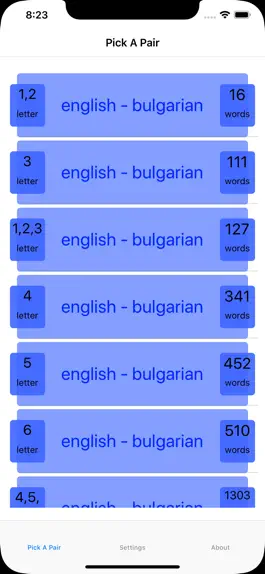 Game screenshot PickAPair Bulgarian - English mod apk