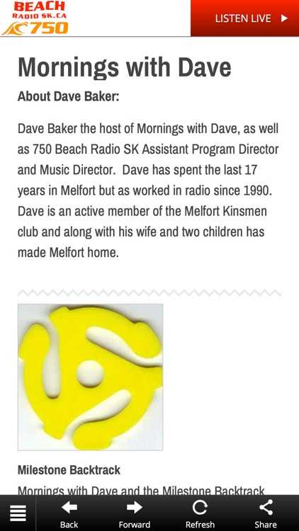 Beach Radio Sask 750