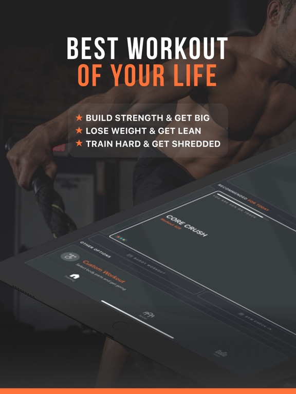 iPad Image of SHRED: Gym Workout & Tracker