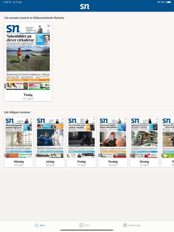 Screenshot #4 pour E-tidning SN