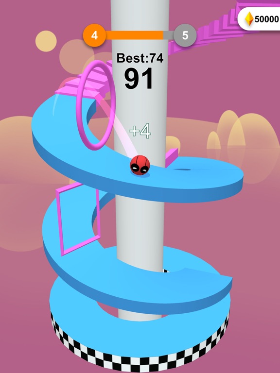Screenshot #6 pour Jump Ball-Bounce On Tower Tile