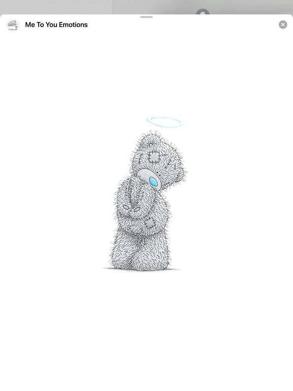 Me To You Emotions iPad screenshot 5 - Stickers app