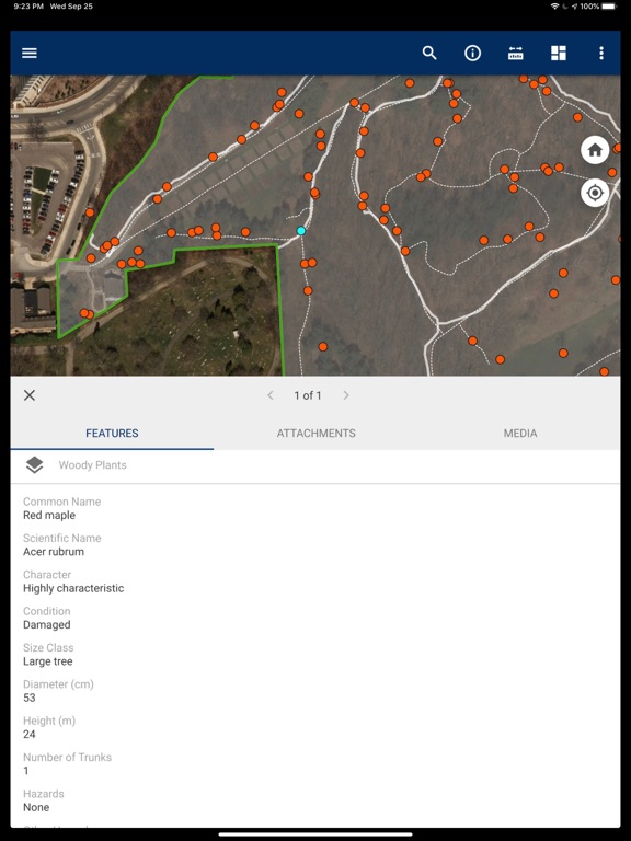 Screenshot #6 pour Woody Plants Study Map