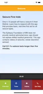 Seizure First Aide screenshot #1 for iPhone