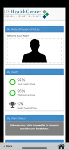 Personal Health Dashboard screenshot #3 for iPhone