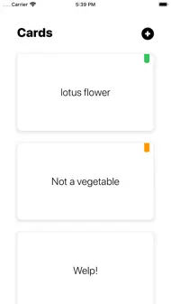 Cards App - Thoughts Memos iphone bilder 0