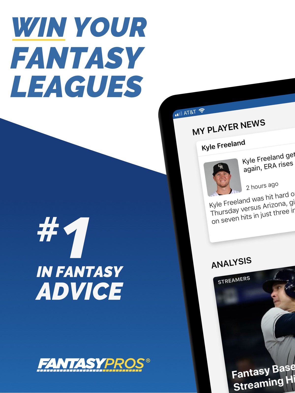 Fantasy Baseball My Playbook ipad screenshot 1