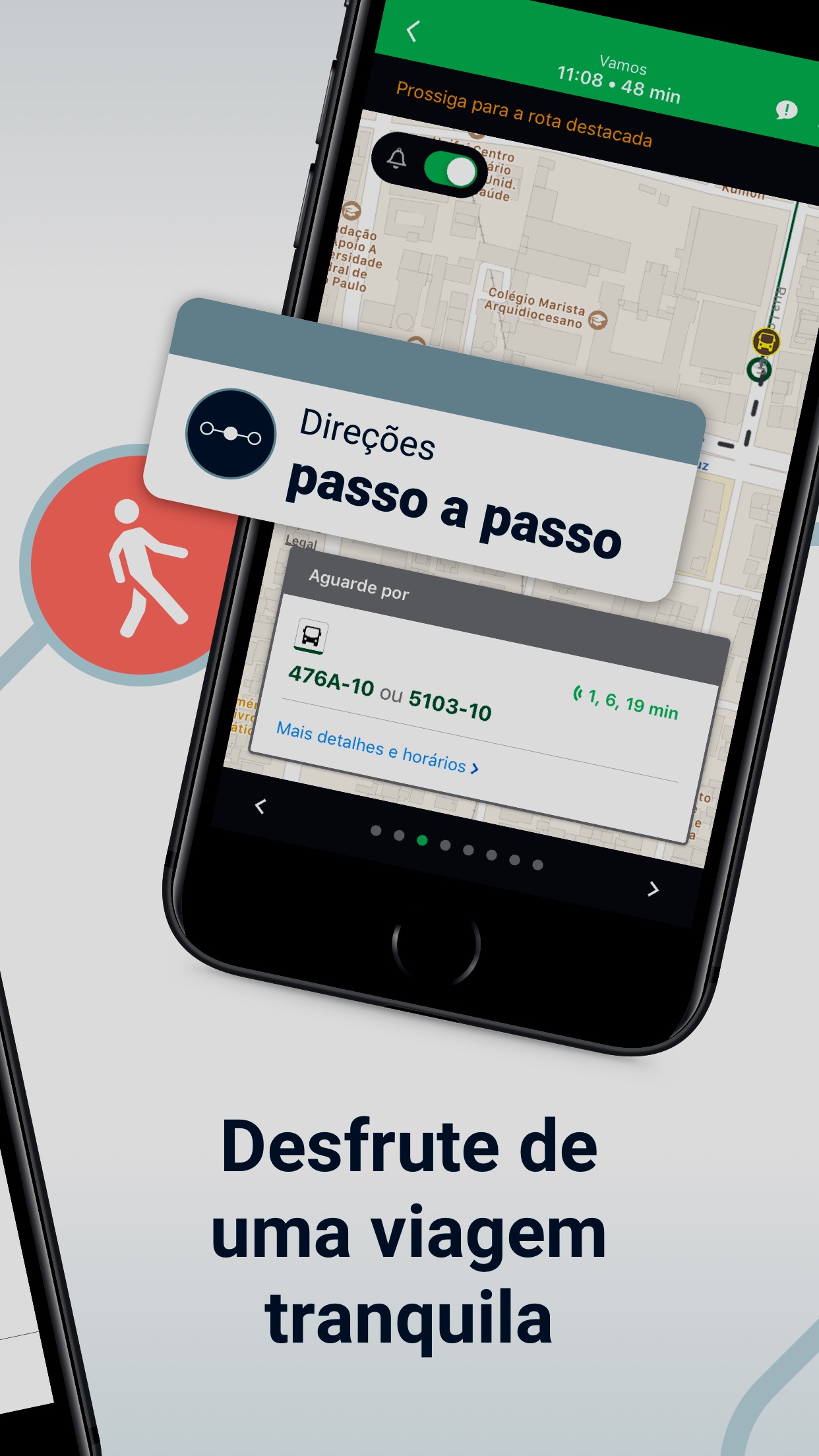 Screenshot do app Moovit: Transporte Público