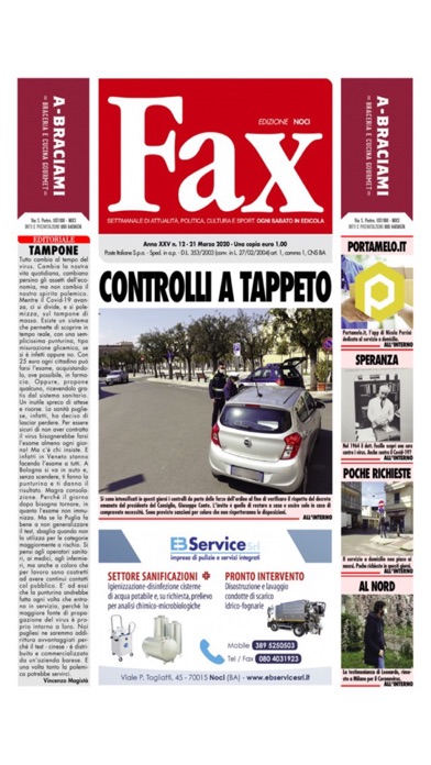 Fax Settimanale Screenshot