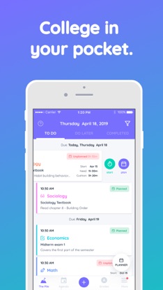 Shovel - Study Planner screenshot 1